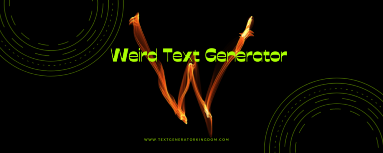 Weird Text Generator