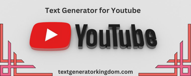 Text Generator for Youtube